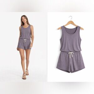 Vuori Purple Performance Romper Size M Soft Moisture Wicking NWT